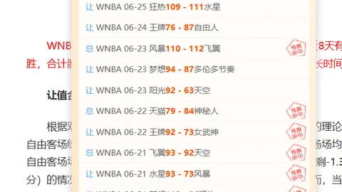 热辣新闻连战8周全胜，这场赛事成焦点，信心场次深度解析